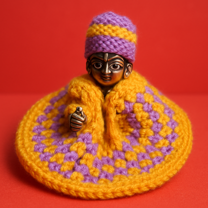 🌟 Divine Woolen Poshak Set for Laddu Gopal 🌟