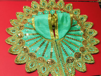 Light green laddu gopal dress free night dress 👚🩳