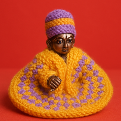 🌟 Divine Woolen Poshak Set for Laddu Gopal 🌟