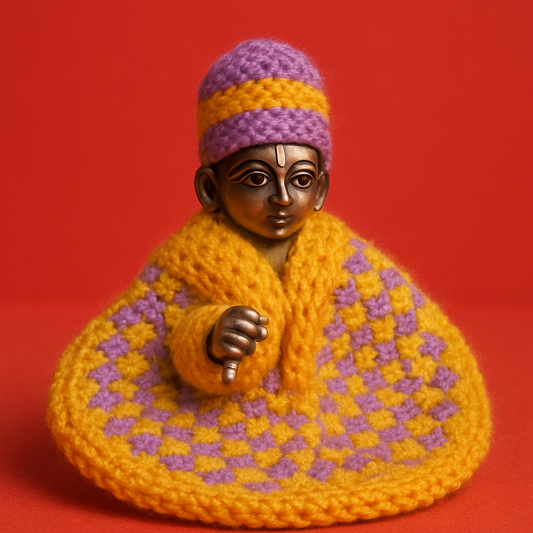 🌟 Divine Woolen Poshak Set for Laddu Gopal 🌟