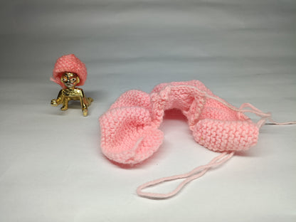 💗🧶 Laddu Gopal Ji Pink Woolen Dress Set | Cap & Sweater Combo | Winter Special | ❄️👶